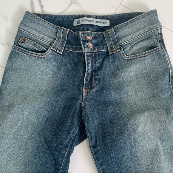 GAP Denim - Vintage GAP Stretch Low Rise Cropped Denim Jeans 4